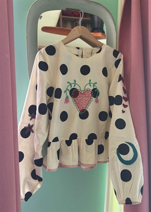 Diana bluse Black Dot Sissel Edelbo 